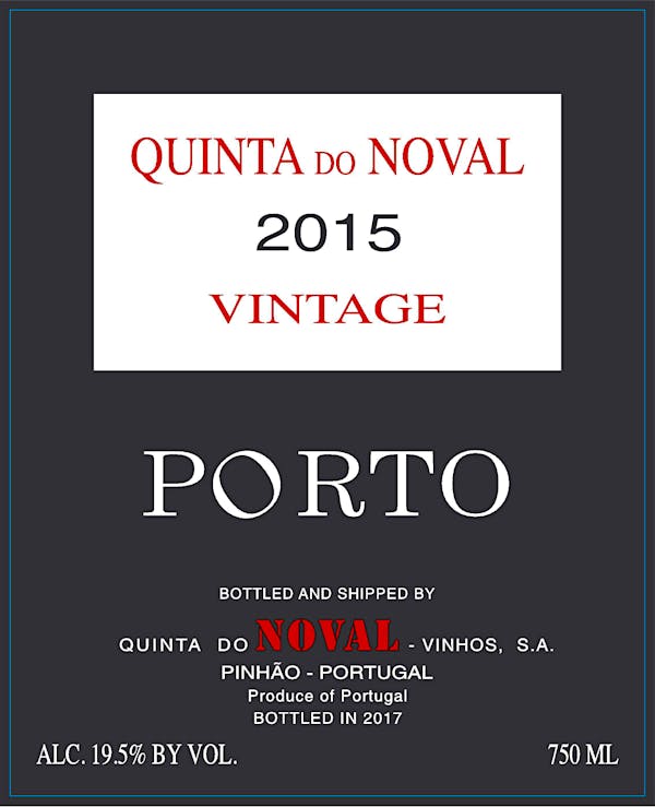 Label for Quinta do Noval